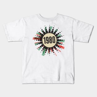 1980s ☻ RETRO rules ☻ retro color pallete / retro style sticker ✔ Kids T-Shirt